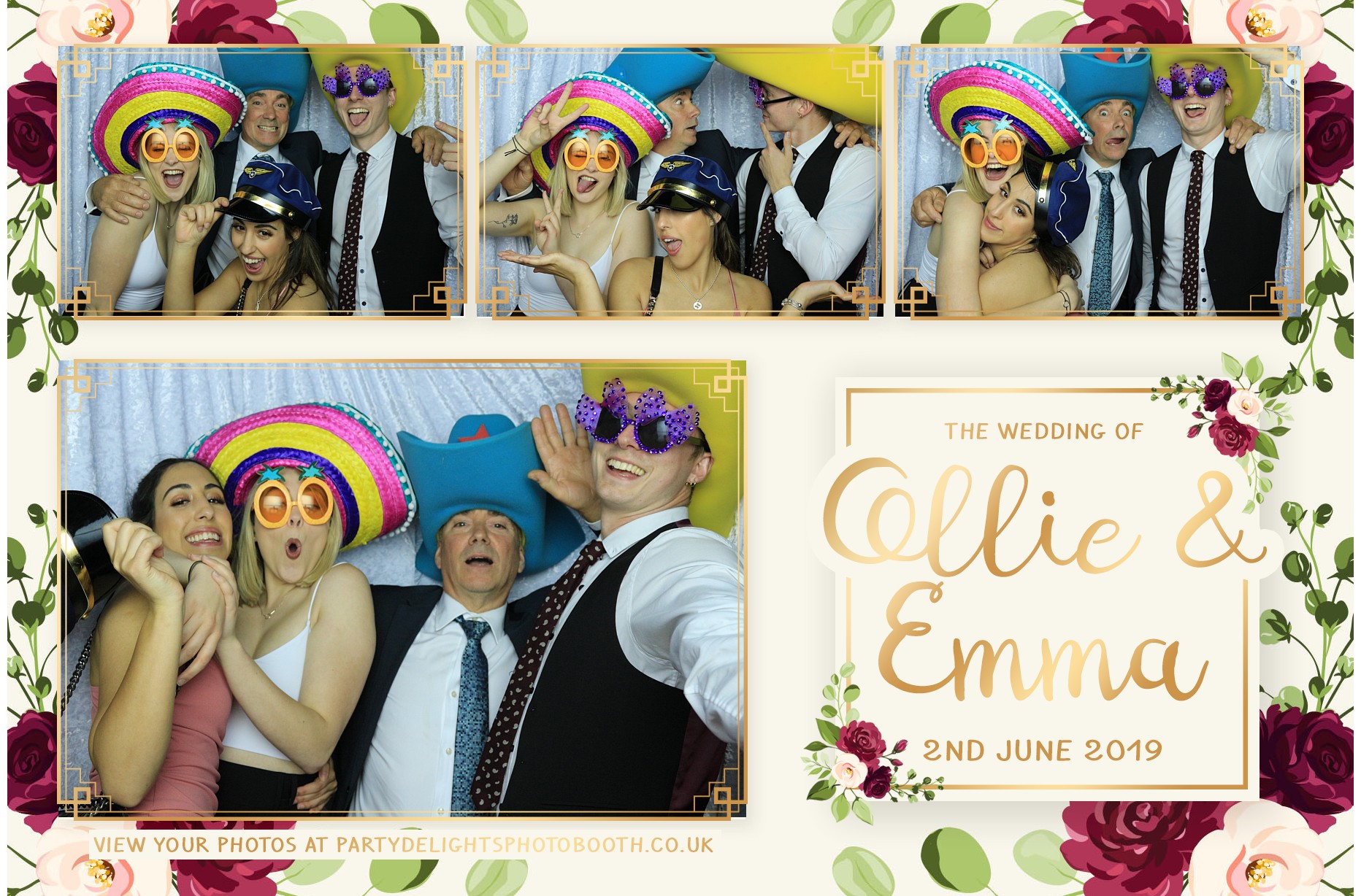 Ollie and Emma’s Wedding - Prints | View more photos from the event at gallery.partydelightsphotobooth.co.uk/u/PartyDelightsPhotoBooth/Ollie-and-Emma’s-Wedding-Prints
